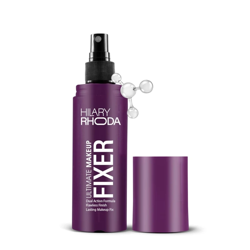 Hilary Rhoda Ultimate Makeup Fixer | Long-Lasting, Hydrating & Weightless Setting Spray | Waterproof Makeup Fix | Infused with Niacinamide & Hyaluronic Acid | Non Sticky | Glowing & Flawless Finish | 100ml thumbnail 2